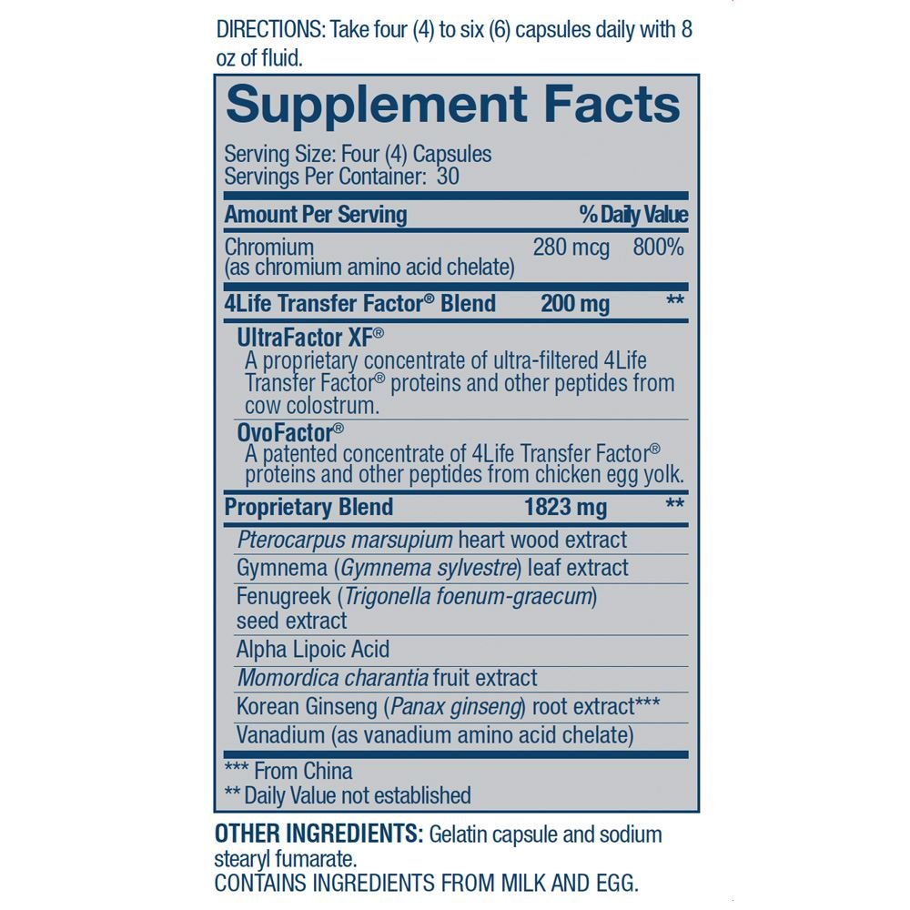 4Life Transfer Factor Glucoach Formula - Imagen 2